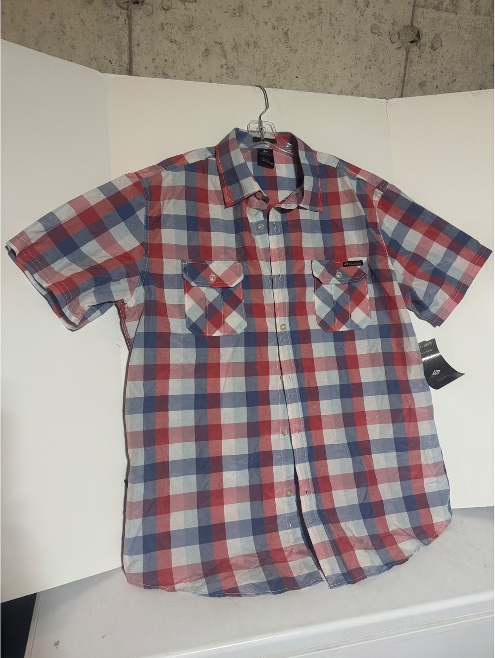 ENYCE A Sean Combs Co. multi color plaid 3XL shirt new w/tag